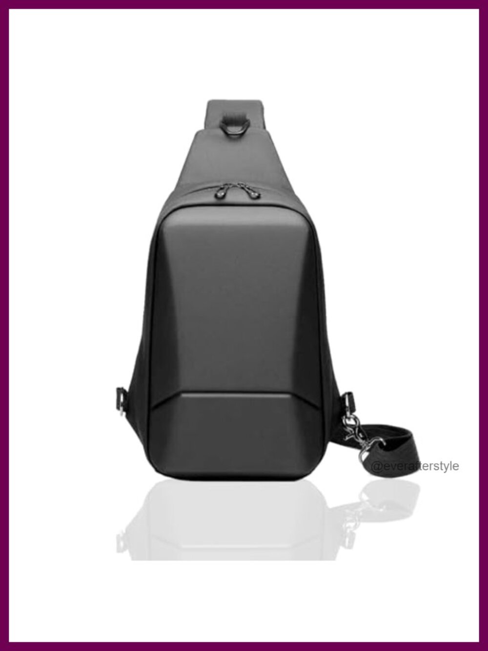 EVA Hard Shell Sling Backpack Crossbody Messenger Bag Waterproof